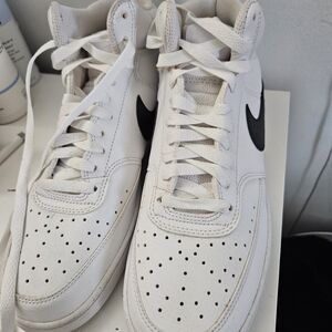 Men's White High-Top Sneakers